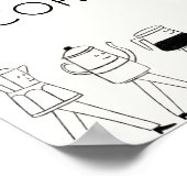 The Coffee Corner Poster | Minimalistische koffie  (Hoek)