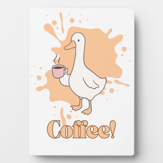 The Coffee Duck Fotoplatte Fotoplaat (voorkant)