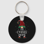 The Coffee Gnome Xmas Family Matching Plaid Christ Sleutelhanger (Voorkant)
