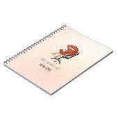 The Coffee-Powered Funny Retro Style Notitieboek (Linkerzijde)