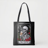 The Coffee Witchy Vibes Tote Bag – Magical Goth  (Voorkant)