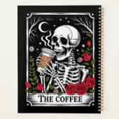 The Coffee Witchy Vibes Tote Bag – Magical Goth Planner (Achterkant)