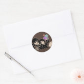 The coffin of andy and leyley  ronde sticker (Envelop)