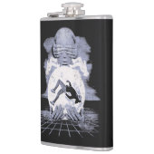 The Collapse - Techno-Dystopian Streetwear Ontwerp Heupfles (Links)