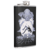 The Collapse - Techno-Dystopian Streetwear Ontwerp Heupfles (Rechts)