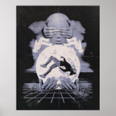 The Collapse - Techno-Dystopian Streetwear Ontwerp Poster (Voorkant)