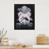 The Collapse - Techno-Dystopian Streetwear Ontwerp Poster (Keuken)