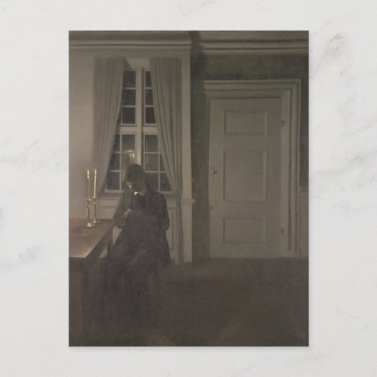 The Collector of Coins, 1904 Briefkaart (Voorkant)