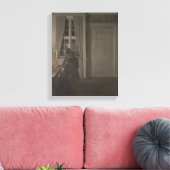 The Collector of Coins, 1904 Canvas Afdruk (Insitu (Woonkamer))