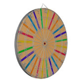 "The Color Wheel" dartbord (Voorkant Links)