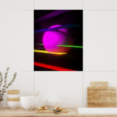 The Colors Fountain Poster (Keuken)