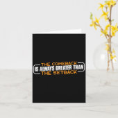 The Comeback Is Always Greater Than The Setback -- Kaart (Gele Bloem)