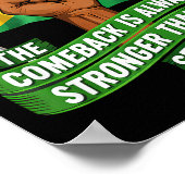 The Comeback Is Always Stronger Jamaica Strong Fla Poster (Hoek)