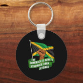 The Comeback Is Always Stronger Jamaica Strong Fla Sleutelhanger (Voorkant)