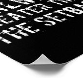 The Comeback Is Greater Than The Setback  Poster (Hoek)