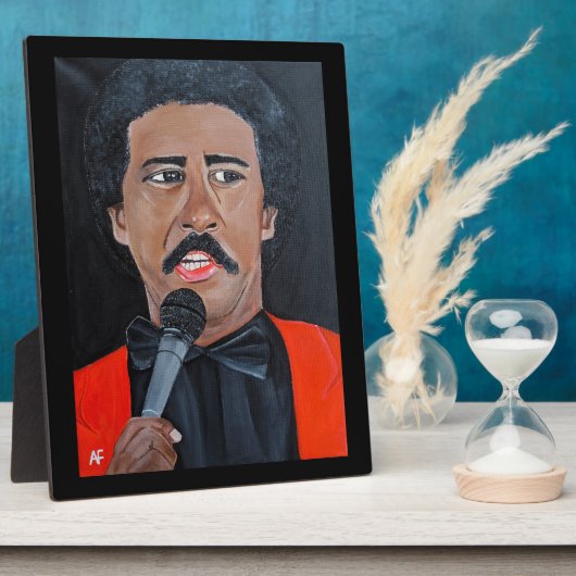 The Comedian Painting by Alfred Fox Fotoplaat (Zijkant)