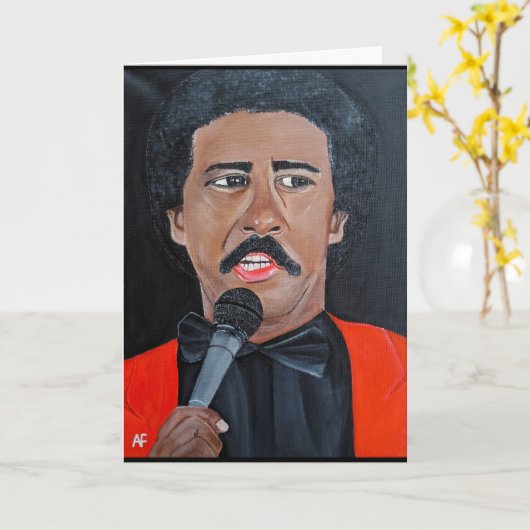 The Comedian Painting by Alfred Fox Kaart (Gele Bloem)