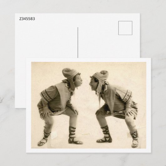 The Comedy of Errors, 1902 Briefkaart (Voorkant / Achterkant)