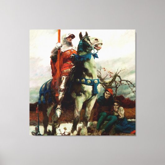 The Coming Lancaster door Howard Pyle Canvas Afdruk (Voorkant)