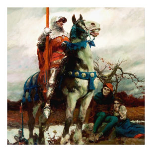 The Coming Lancaster door Howard Pyle Foto Afdruk