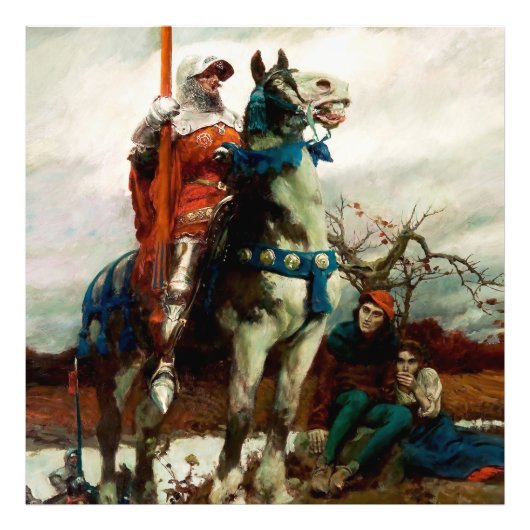 The Coming Lancaster door Howard Pyle Foto Afdruk (Voorkant)