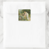 The Coming Nelson, van de perars Annual 1901 Vierkante Sticker (Tas)