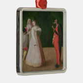 The Commedia dell'Arte Company Metalen Ornament (Rechts)