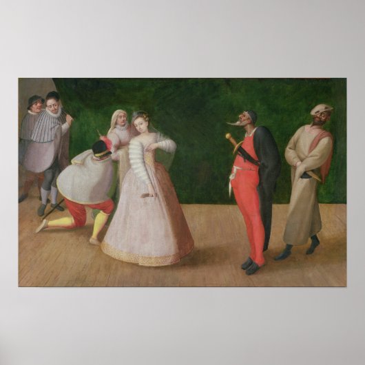 The Commedia dell'Arte Company Poster (Voorkant)
