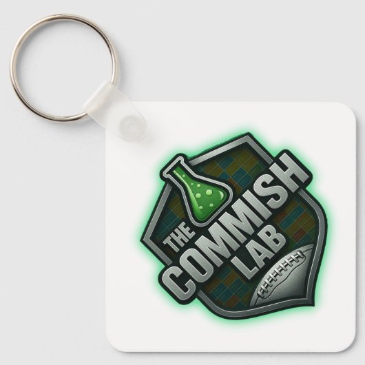 THE COMMISH LAB KEYCHAIN (Voorkant)