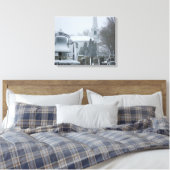 The Commons, Little Compton, RI Canvas Afdruk (Insitu (Slaapkamer))