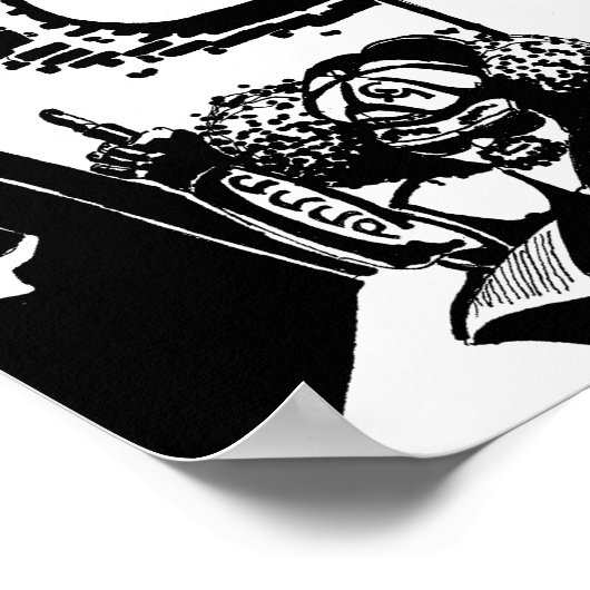 The Communist Corner Noir Poster (Hoek)