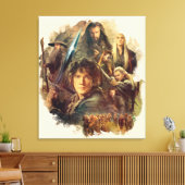 The Company and Elves of Mirkwood Canvas Afdruk (Insitu (Woonkamer))