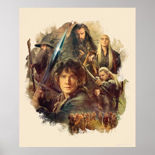 The Company and Elves of Mirkwood Poster (Voorkant)