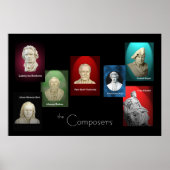 The Composers 36 x 24 Poster (Voorkant)