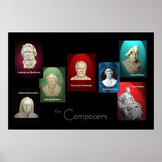 The Composers 36 x 24 Poster (Voorkant)
