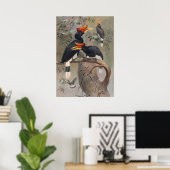 The Concave-Casqued Hornbill by Joseph Wolf Poster (Thuiskantoor)
