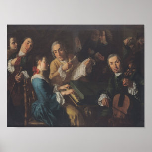 The Concert, c.1755 Poster