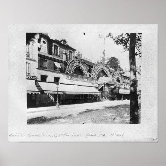 The Concert de Trianon in Parijs Poster (Voorkant)