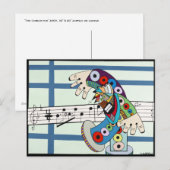 "The Conductor" van Ruchell Alexander Briefkaart (Voorkant / Achterkant)