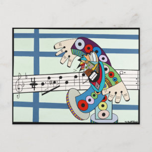 "The Conductor" van Ruchell Alexander Briefkaart