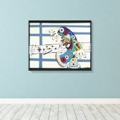 "The Conductor" van Ruchell Alexander Canvas Afdruk (Insitu (Houten vloer))