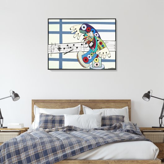 "The Conductor" van Ruchell Alexander Canvas Afdruk (Insitu (Slaapkamer))