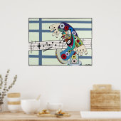 "The Conductor" van Ruchell Alexander Poster (Keuken)