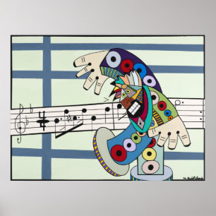 "The Conductor" van Ruchell Alexander Poster