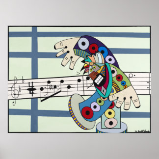 "The Conductor" van Ruchell Alexander Poster