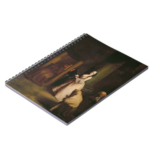 The Confession, c.1755 (olie op canvas) Notitieboek (Linkerzijde)