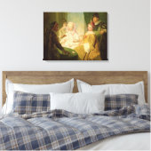 The Conjuror, 1720-25 Canvas Afdruk (Insitu (Slaapkamer))