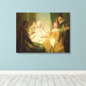 The Conjuror, 1720-25 Canvas Afdruk (Insitu (Houten vloer))