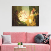 The Conjuror, 1720-25 Canvas Afdruk (Insitu (Woonkamer))