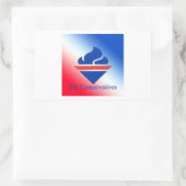The Conservatives Old Torch Logo Rechthoekige Sticker (Tas)